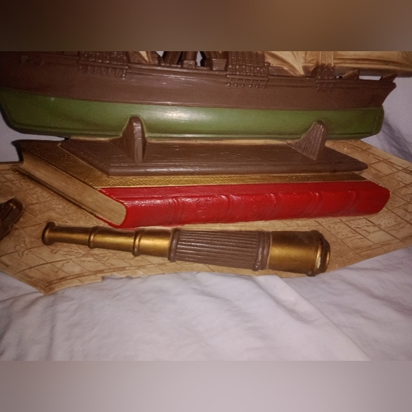 Vintage Sailboat Skipper Schooner Boat Ship Nautical Wall Decor - Picture 3 of 10